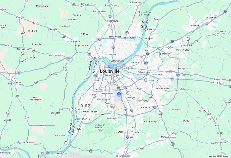 Louisville Map